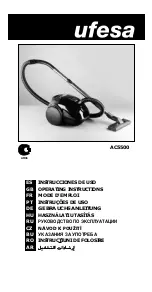 UFESA AC5500 Operating Instructions Manual preview