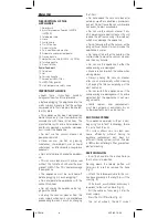 Предварительный просмотр 8 страницы UFESA AC5818 Operating Instructions Manual