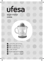 Preview for 1 page of UFESA Activa EX4936 Instruction Manual