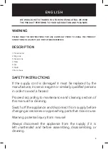 Preview for 9 page of UFESA Activa EX4936 Instruction Manual