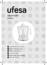 Preview for 1 page of UFESA Activa EX4942 Instruction Manual