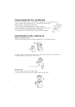 Предварительный просмотр 8 страницы UFESA AE4822 sena Instruction Manual