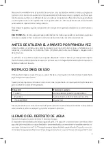 Preview for 5 page of UFESA AMATISTA Instruction Manual