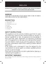 Предварительный просмотр 15 страницы UFESA AP5150 Instruction Manual