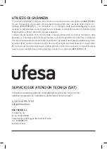 Preview for 30 page of UFESA AP5150 Instruction Manual