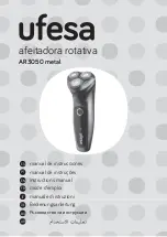 UFESA AR3050 metal Instruction Manual preview