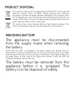 Preview for 17 page of UFESA AR3050 metal Instruction Manual