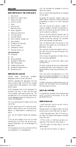 Preview for 8 page of UFESA AS3016 Operating Instructions Manual