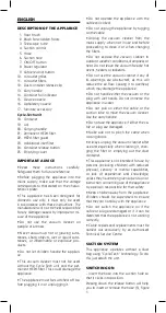 Preview for 8 page of UFESA AS3016N Operating Instructions Manual