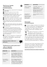 Preview for 10 page of UFESA aspirador sin bolsa Instruction Manual