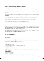 Предварительный просмотр 17 страницы UFESA Avantis optima CG7232 Instruction Manual