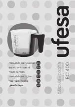 UFESA BC1400 Instruction Manual preview