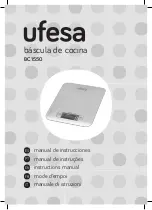 Предварительный просмотр 1 страницы UFESA BC1550 Instruction Manual