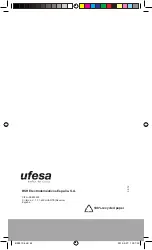 Preview for 48 page of UFESA BE0910 Operating Instructions Manual