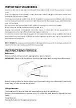 Предварительный просмотр 21 страницы UFESA Bergamo Instruction Manual