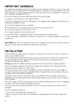 Preview for 12 page of UFESA BF5030 Instruction Manual