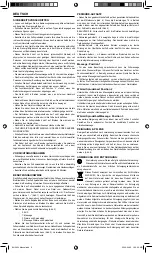 Preview for 8 page of UFESA BH5624 Operating Instructions Manual