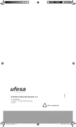 Предварительный просмотр 15 страницы UFESA BH5624 Operating Instructions Manual