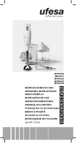 Preview for 1 page of UFESA BP4540 Operating Instructions Manual