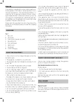 Preview for 9 page of UFESA BP4570 Operating Instructions Manual