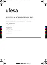 Preview for 46 page of UFESA BS2400 Onyx Instruction Manual