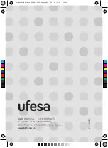 Предварительный просмотр 52 страницы UFESA BS2400 Onyx Instruction Manual