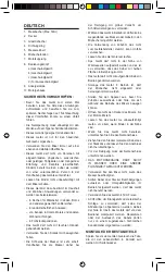 Preview for 16 page of UFESA BS4704 Operating Instructions Manual