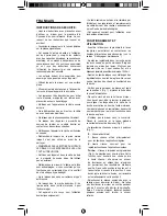 Preview for 8 page of UFESA BS4795 Operating Instructions Manual