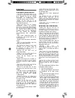 Preview for 12 page of UFESA BS4795 Operating Instructions Manual