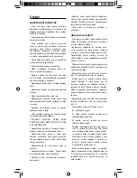 Предварительный просмотр 18 страницы UFESA BS4795 Operating Instructions Manual