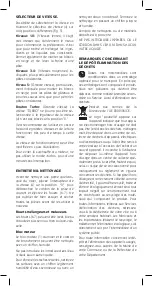 Предварительный просмотр 11 страницы UFESA BV4610 Operating Instructions Manual