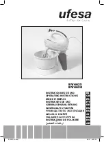 Предварительный просмотр 1 страницы UFESA BV4625 Operating Instructions Manual