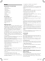 Предварительный просмотр 7 страницы UFESA BV4625 Operating Instructions Manual