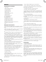 Предварительный просмотр 10 страницы UFESA BV4625 Operating Instructions Manual