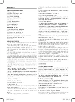 Preview for 13 page of UFESA BV4625 Operating Instructions Manual