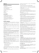 Preview for 16 page of UFESA BV4625 Operating Instructions Manual