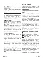 Preview for 18 page of UFESA BV4625 Operating Instructions Manual