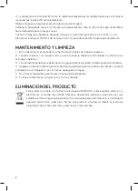 Предварительный просмотр 8 страницы UFESA CE7240 Instruction Manual