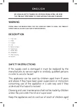 Preview for 11 page of UFESA CG7113 Instruction Manual