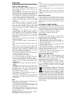 Предварительный просмотр 5 страницы UFESA CG7213 Operating Instructions Manual