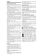 Предварительный просмотр 11 страницы UFESA CG7213 Operating Instructions Manual