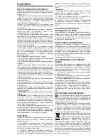 Предварительный просмотр 12 страницы UFESA CG7213 Operating Instructions Manual