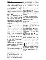 Предварительный просмотр 13 страницы UFESA CG7213 Operating Instructions Manual