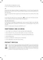 Preview for 14 page of UFESA CG7236 Instruction Manual