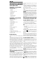 Preview for 10 page of UFESA CK-7350 Operating Instructions Manual