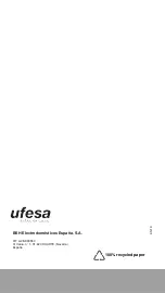 Предварительный просмотр 7 страницы UFESA CK7355 User Manual