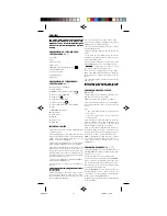 Preview for 10 page of UFESA CK7360 Operating Instructions Manual