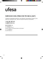 Предварительный просмотр 34 страницы UFESA CL6040 Instruction Manual