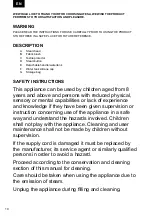 Предварительный просмотр 10 страницы UFESA Compact2Go GS1800 Instruction Manual