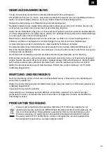 Preview for 21 page of UFESA Compact2Go GS1800 Instruction Manual